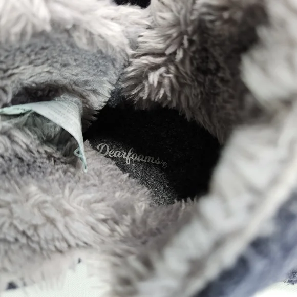 Dearfoams Men's Alpine Brixen Indoor/Outdoor Memory Foam Comfort Boot si… - Picture 6 of 12